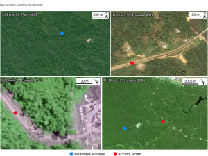 Casos especificos de modelos de carreteras en la Amazonia occidental